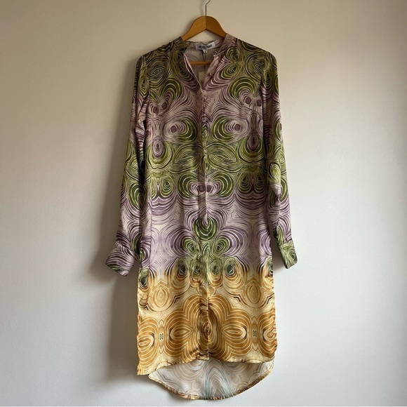 Andrea Iyamah Akacia Tunic in Woodgrain Print - Picture 6 of 16